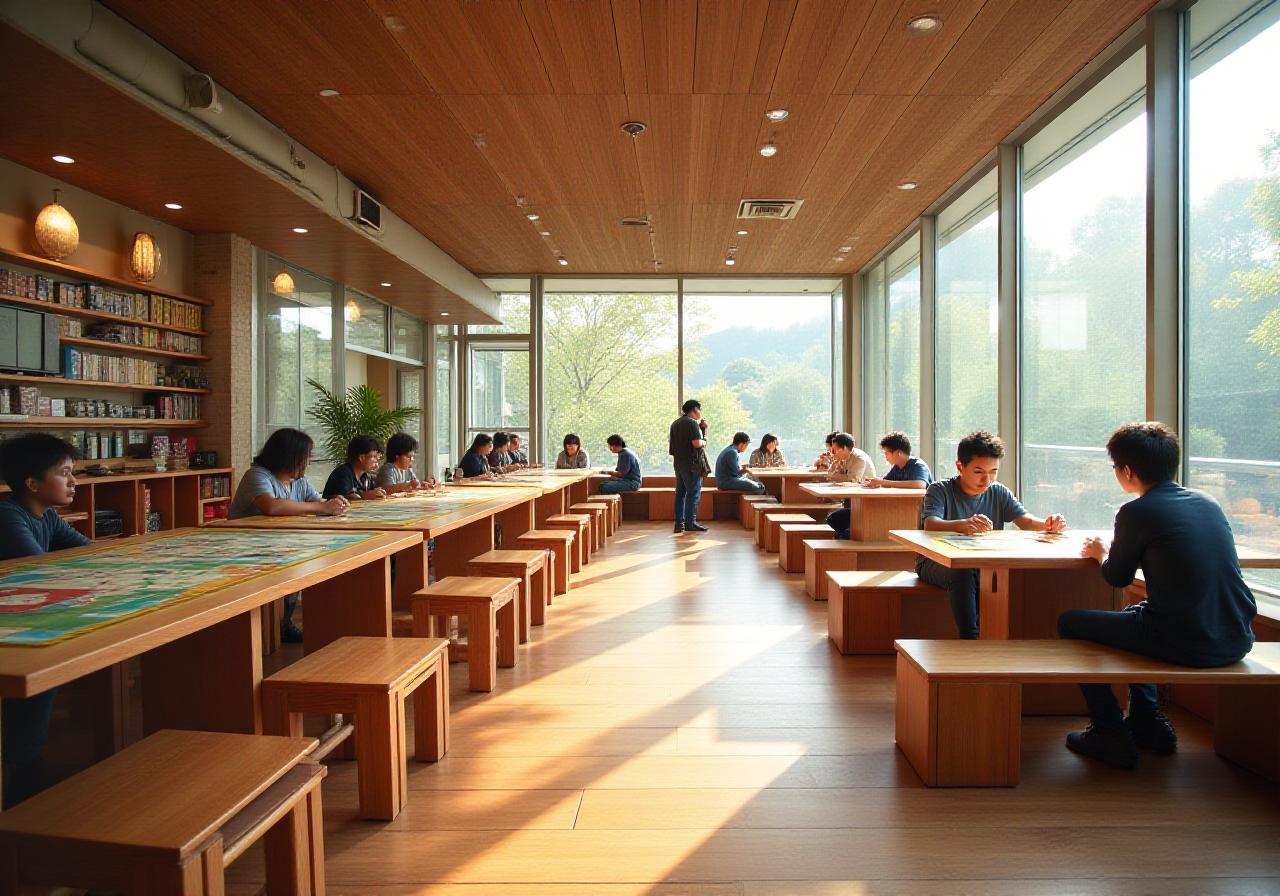 Midori-Go Gaming の明るく快適なプレイスペース